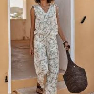 J. JILL TROPICAL FLORAL 2 PIECE SET